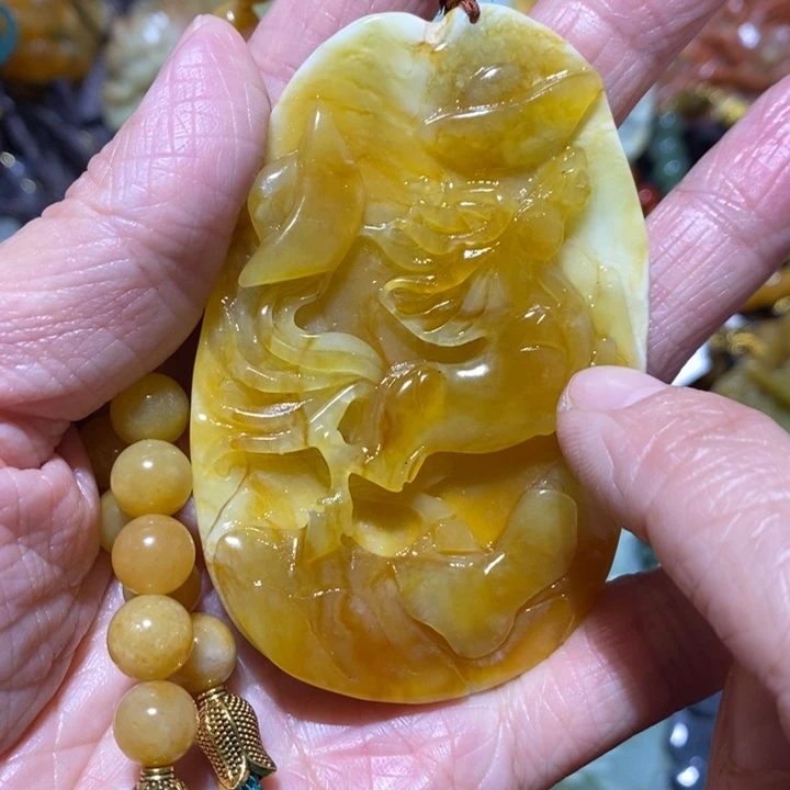 岫玉岫玉吊坠未镶嵌