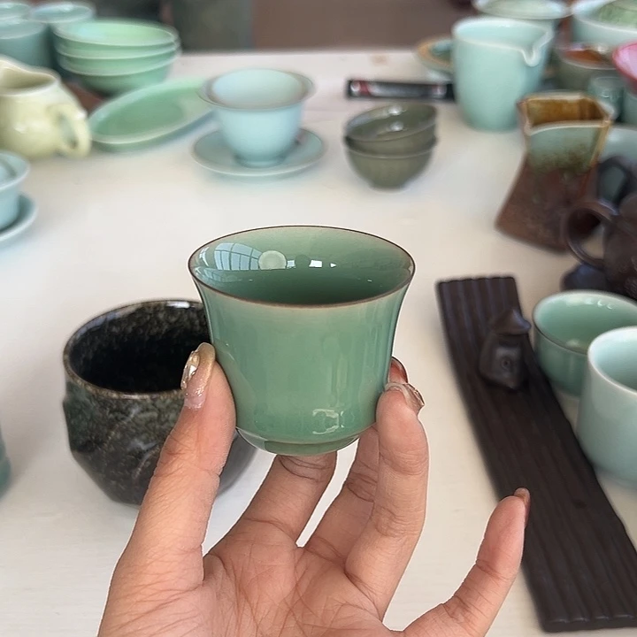 小米茶器龙泉青瓷
