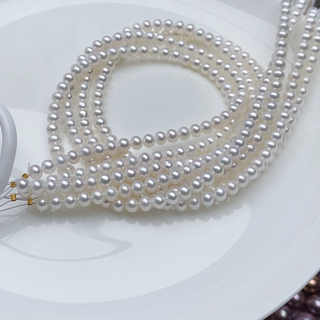 颈饰银S925镶嵌淡水珍珠