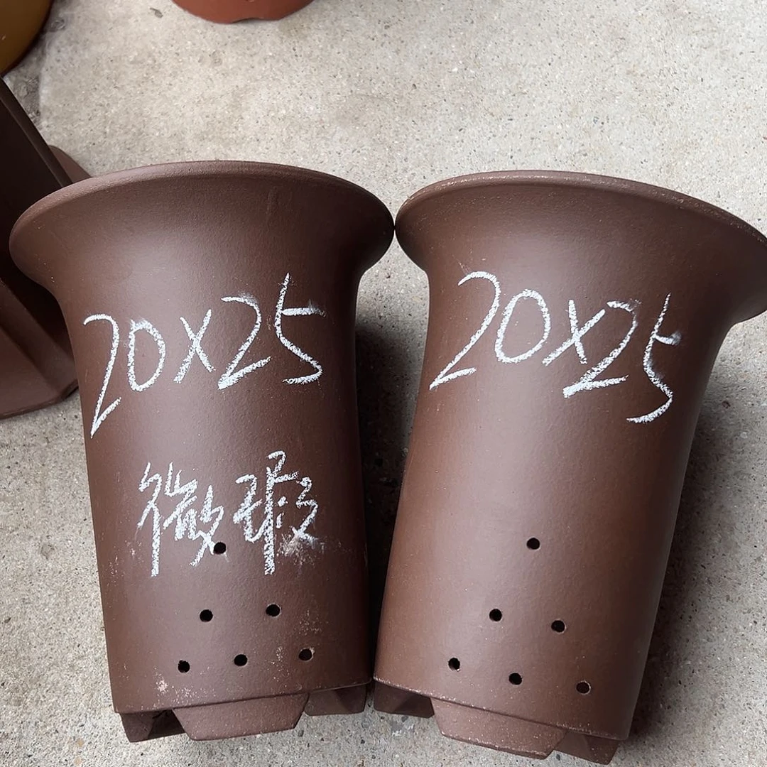 花盆紫砂宜兴紫砂花盆2只