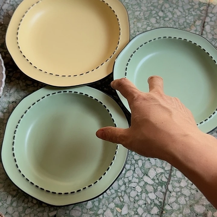 瓷片默认瑕疵商品一黄2绿色