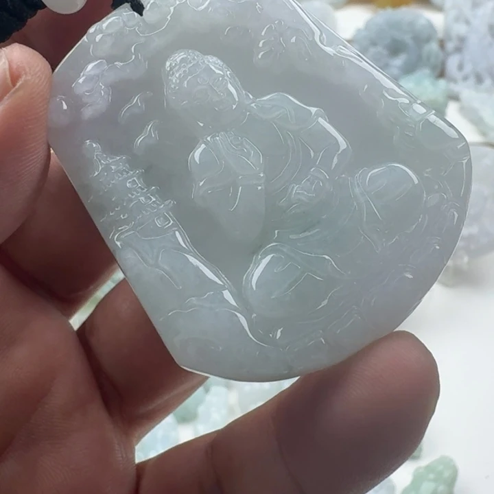 翡翠未镶嵌颈饰天然缅甸A货翡翠
