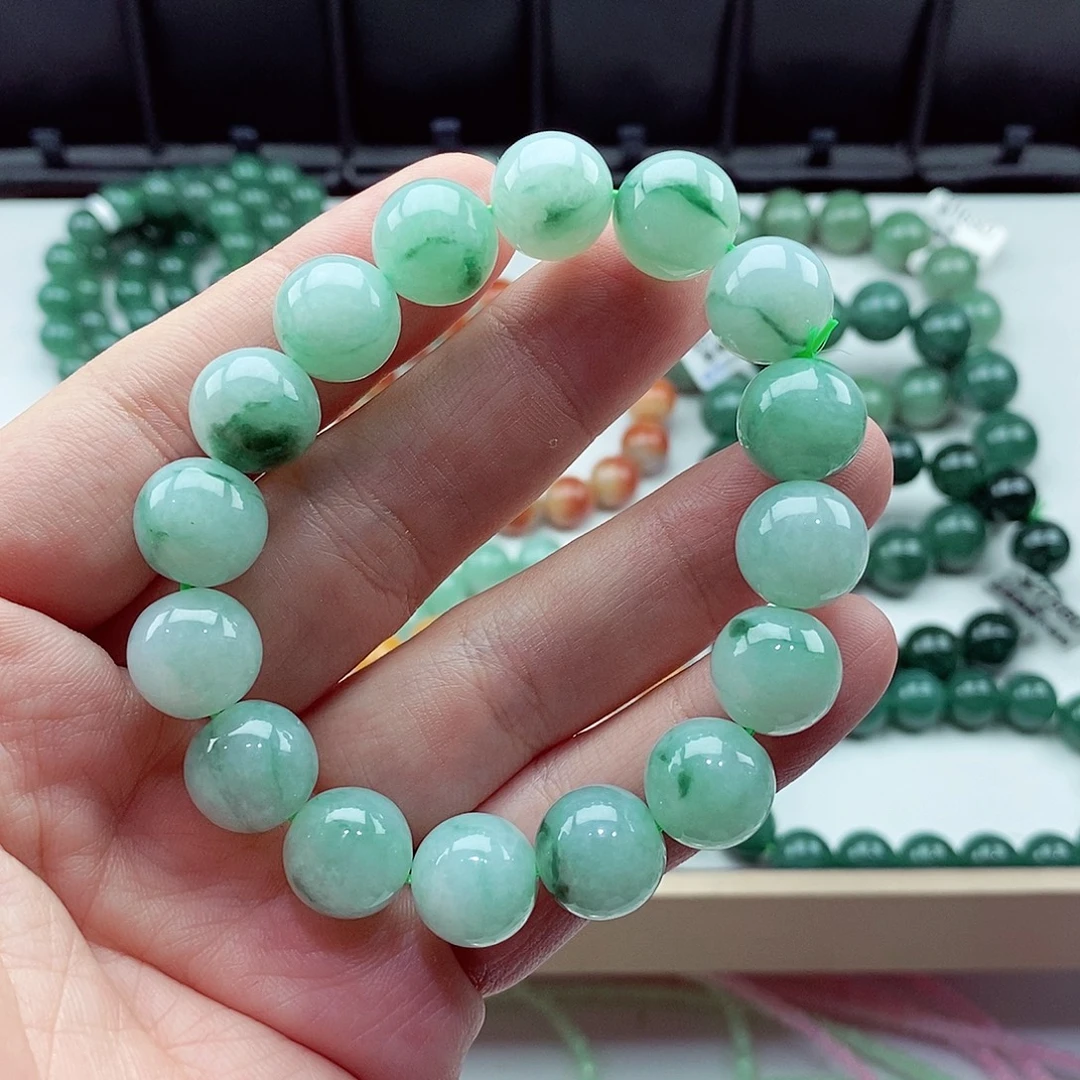 翡翠未镶嵌毛衣链