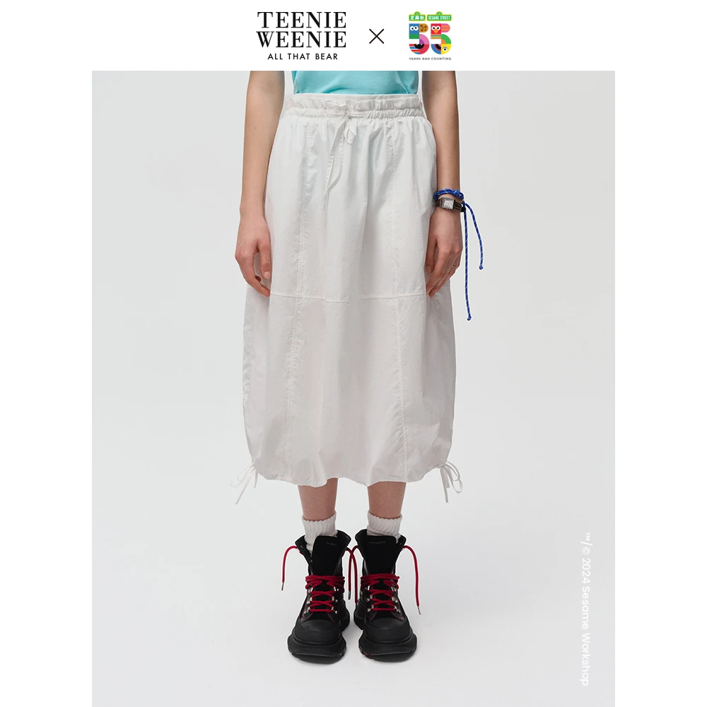 TeenieWeenie小熊&芝麻街联名24户外工装风休闲半身裙TTWH242501L