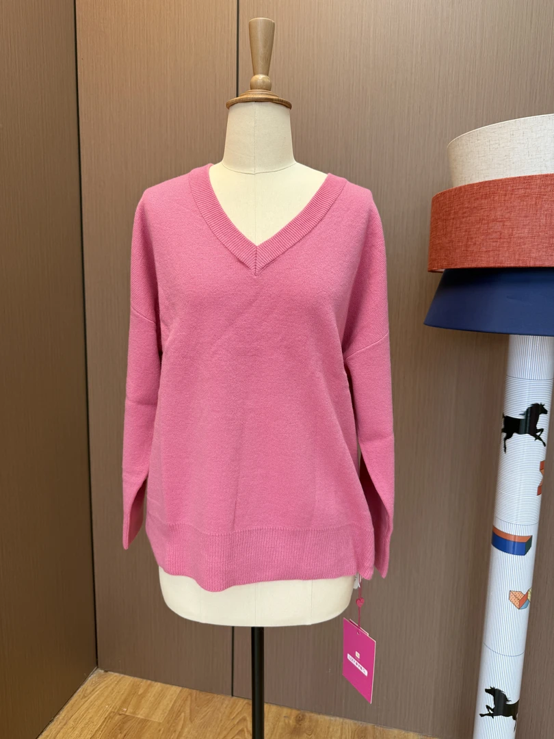 清仓款！V领针织衫