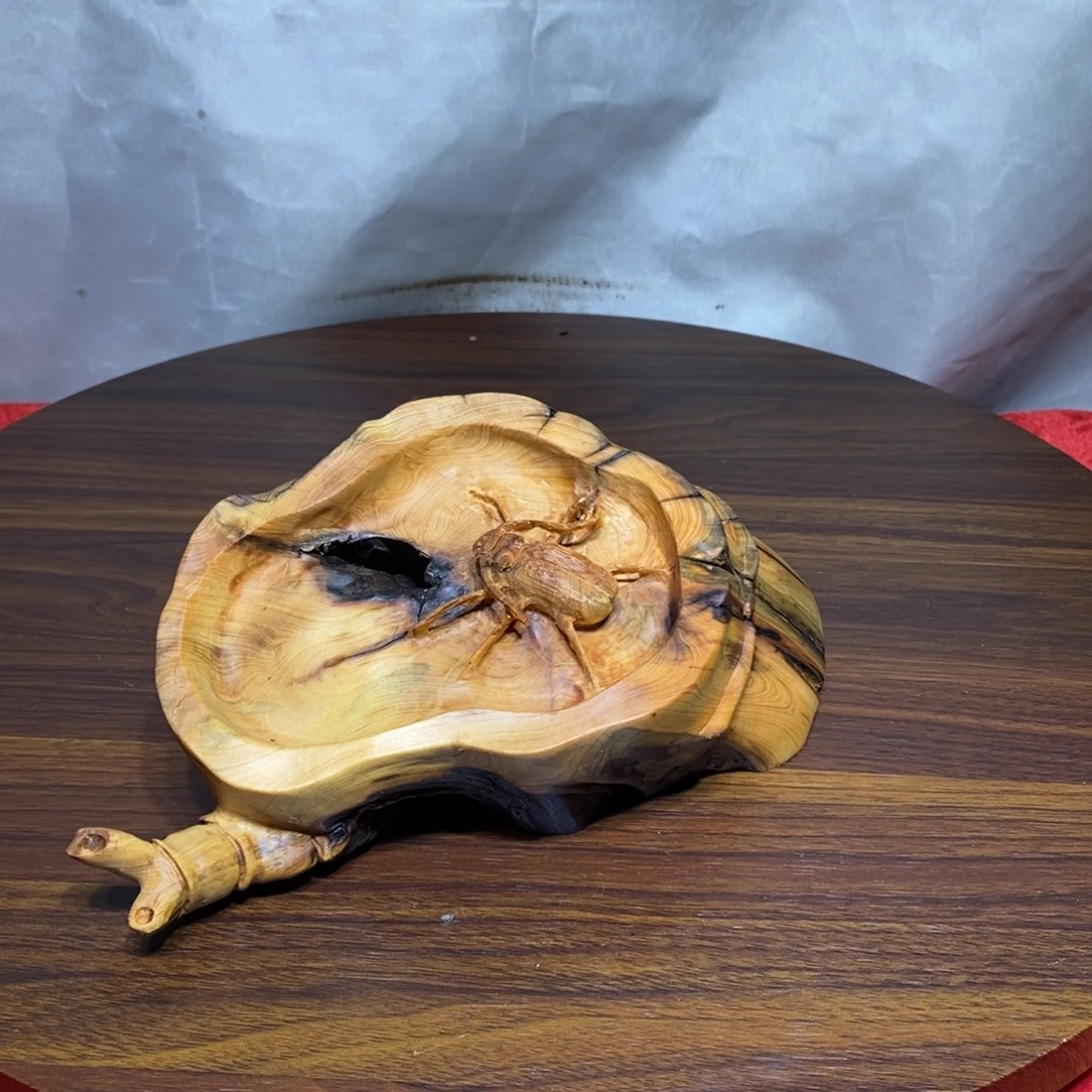 总***眠柏木（崖柏）崖柏手工牛气冲天