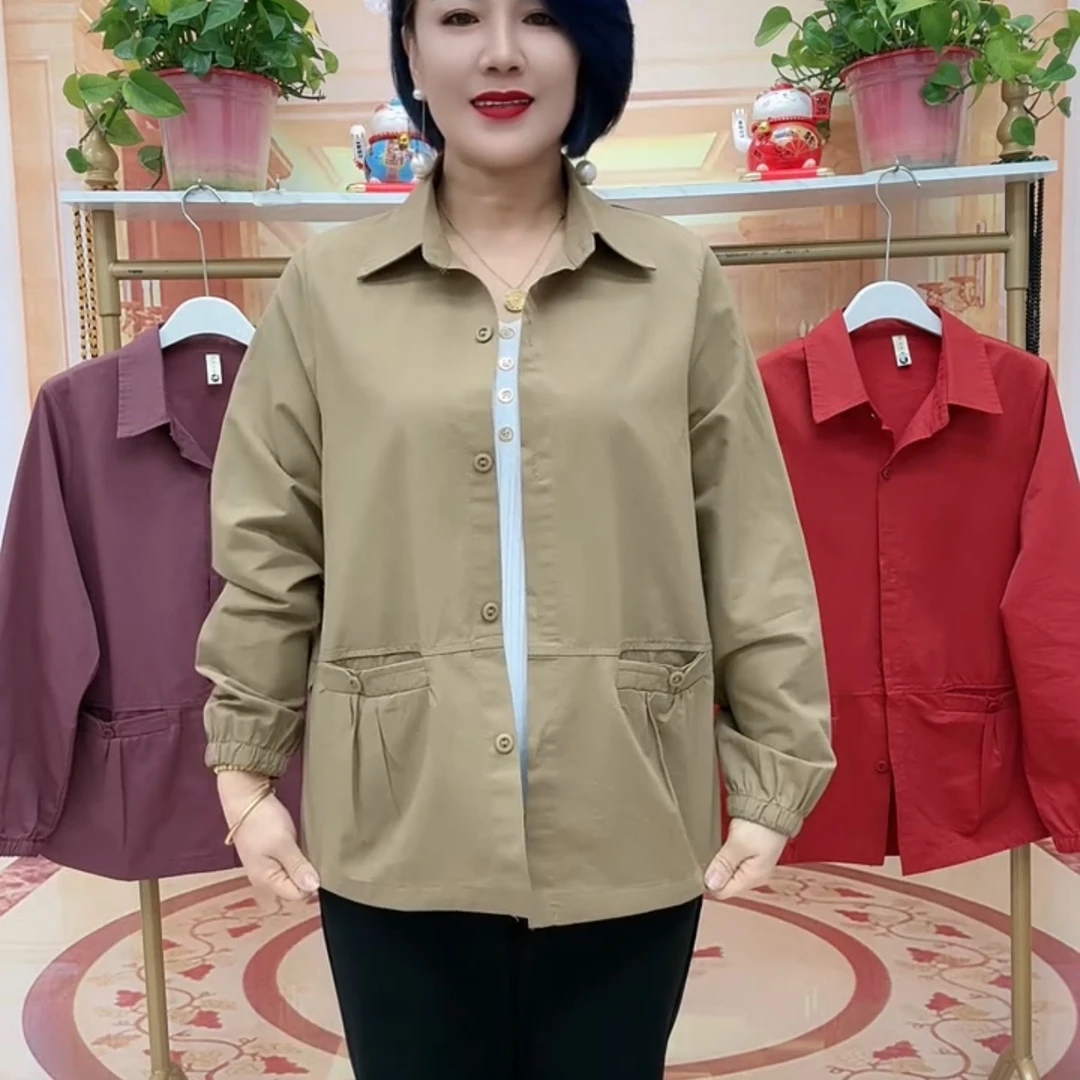 春夏新款单层大码时尚宽松上衣外套