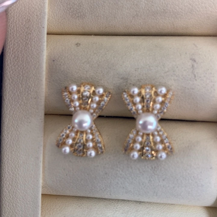 未镶嵌耳饰淡水珍珠