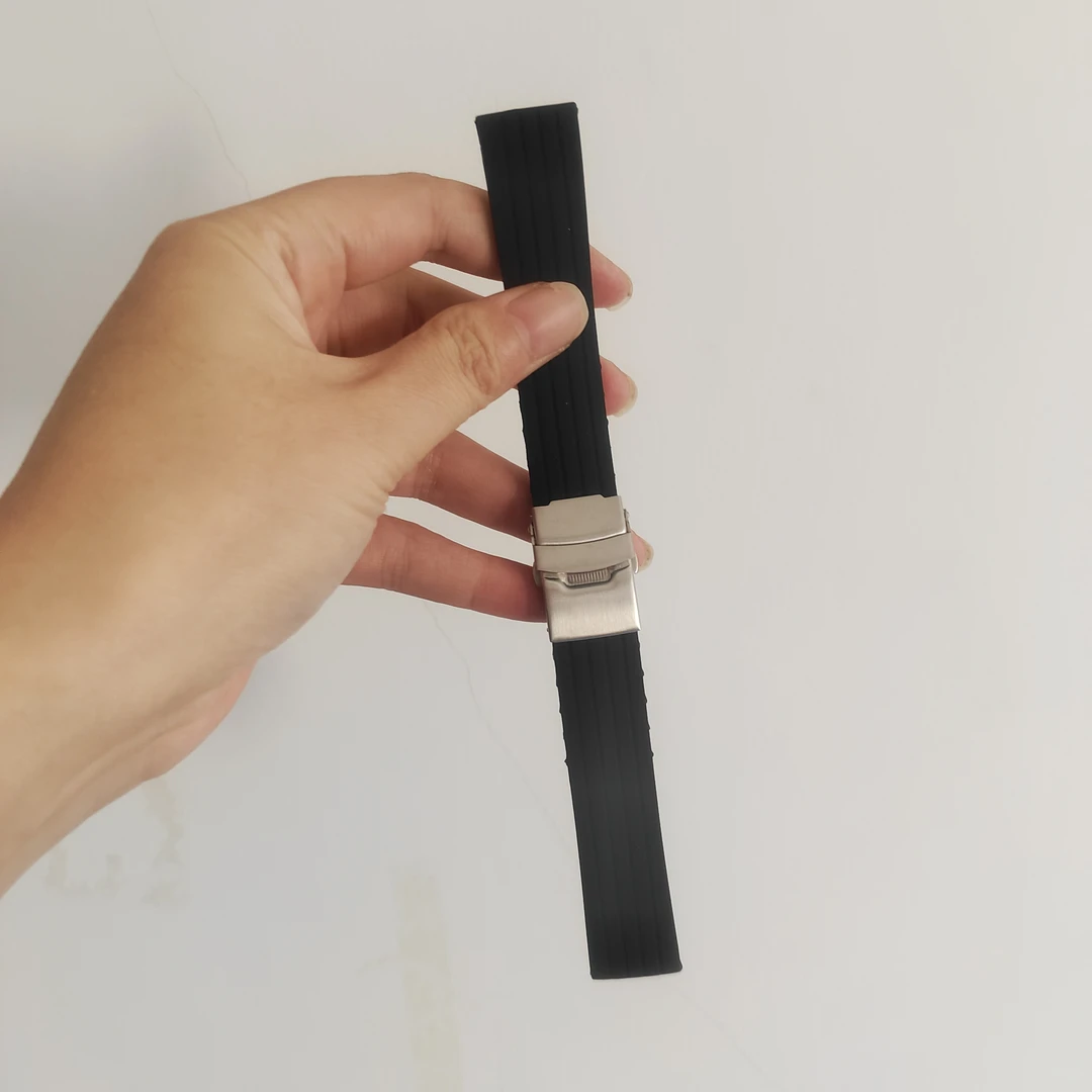 库存瑕疵（以直播为准）表带适配多种手表硅胶橡胶表带配件