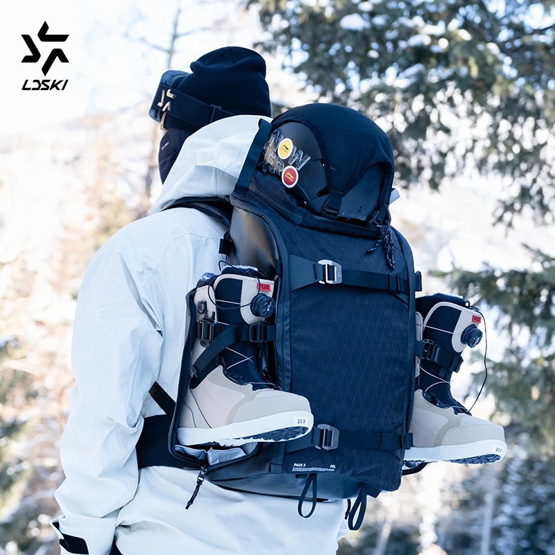 LDSKI/凌冻雪24/25新款PACK3 MAX滑雪背包考杜拉多功能单双板背包