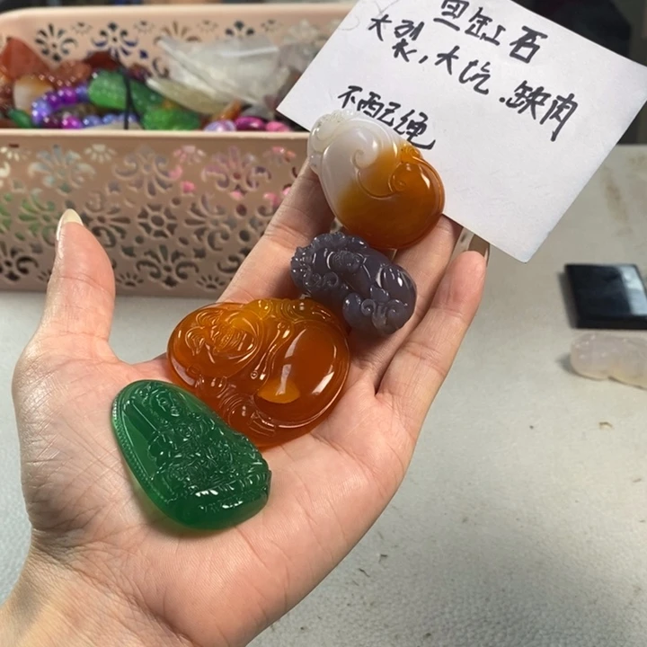 玛瑙/玉髓吊坠(不含链)未镶嵌