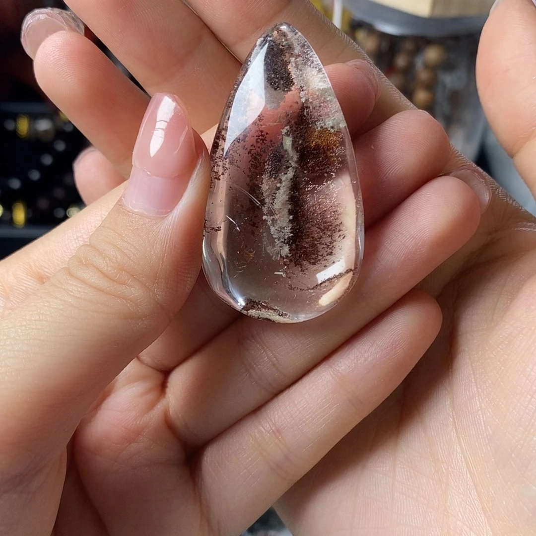 水晶颈饰银S925镶嵌