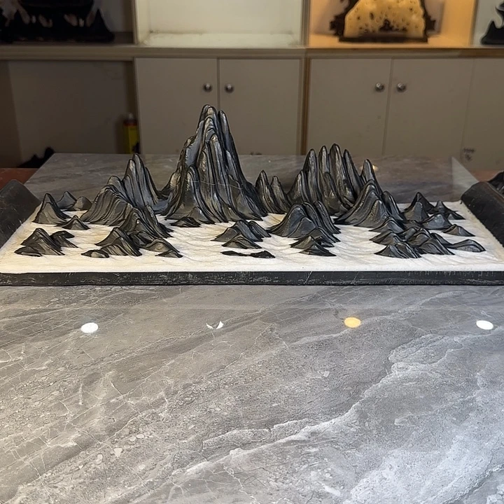 刘***里奇石茶宠鱼缸文房摆件