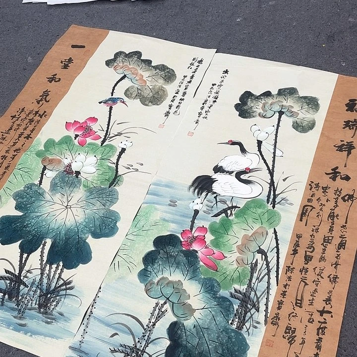 国画无毛和被绒毛或被绒毛和