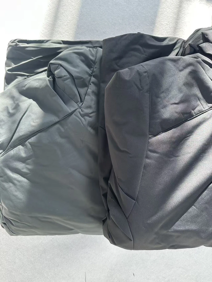 男士黑灰双色休闲棉服 茶（卡码拍大）