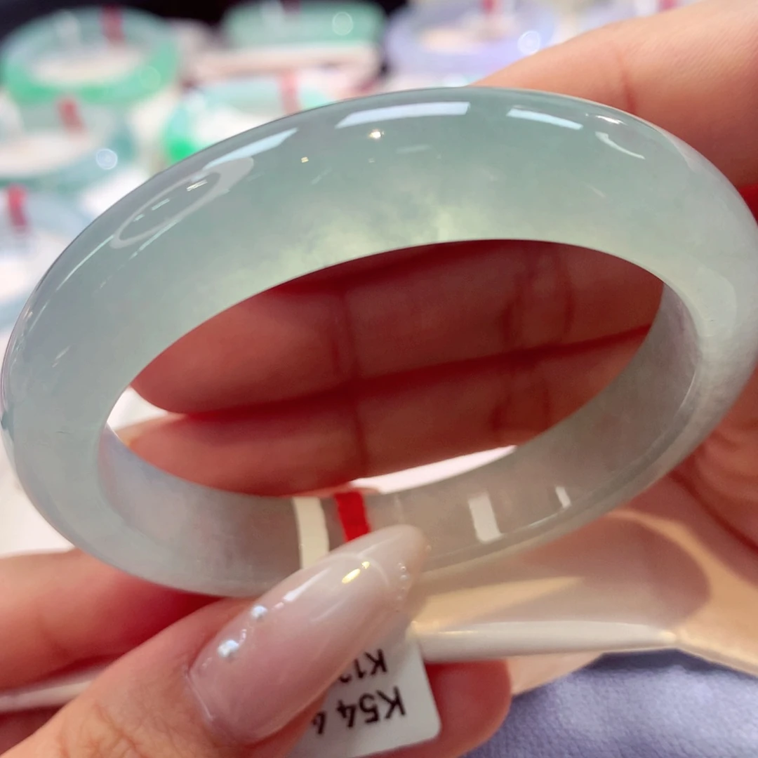 未镶嵌手镯翡翠正圈36号66