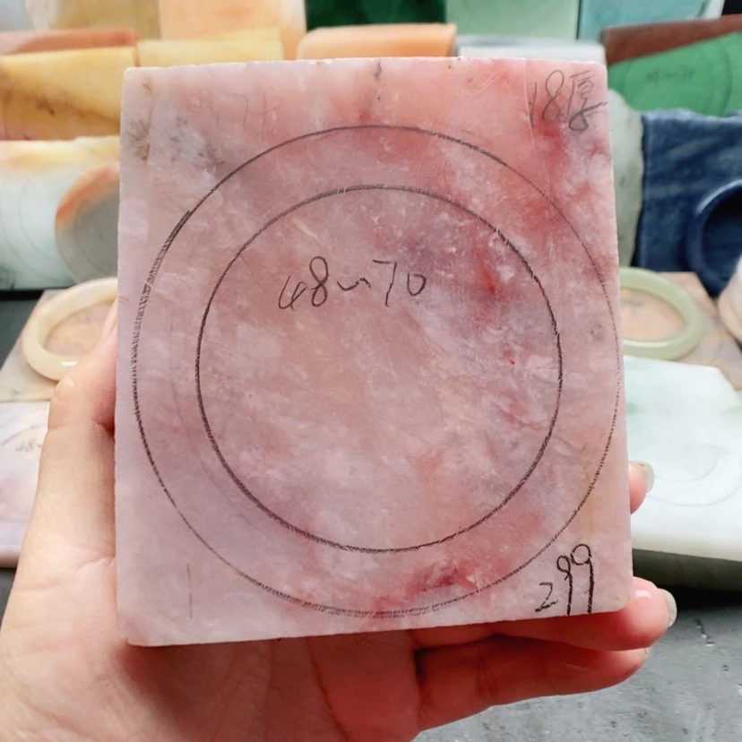 【闪购商品】未镶嵌手镯石英质玉（金丝玉）定制