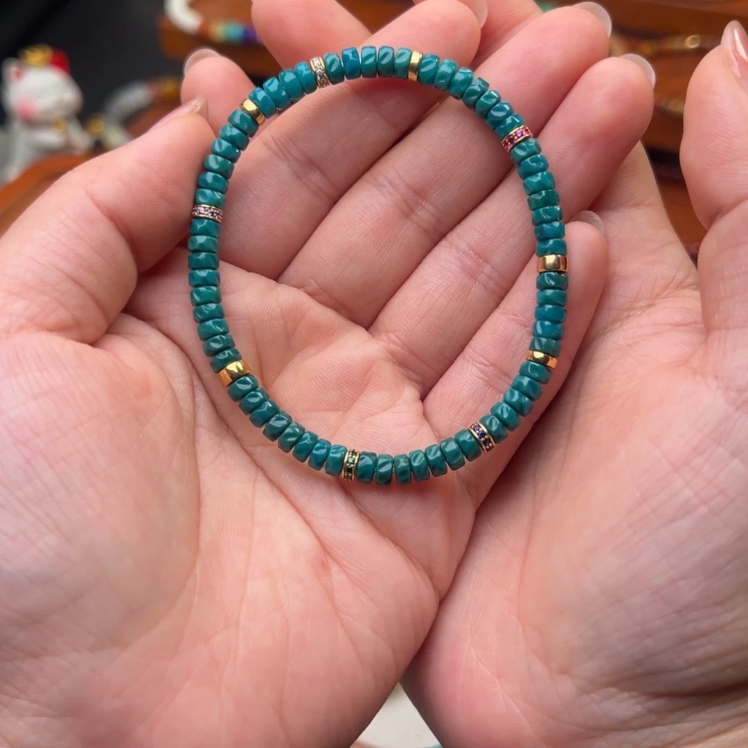 绿松石未镶嵌手链
