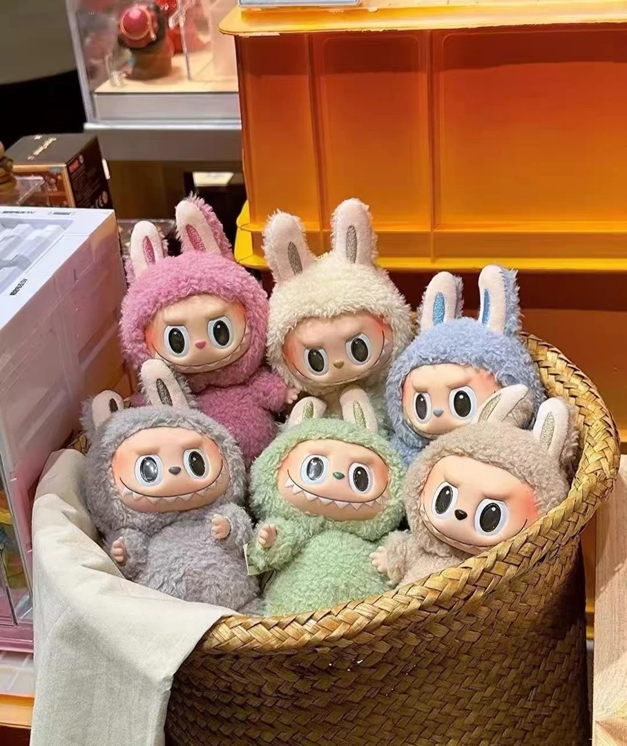 LA布布一代盲盒前方高能系列1.0 毛绒搪胶脸玩偶公仔