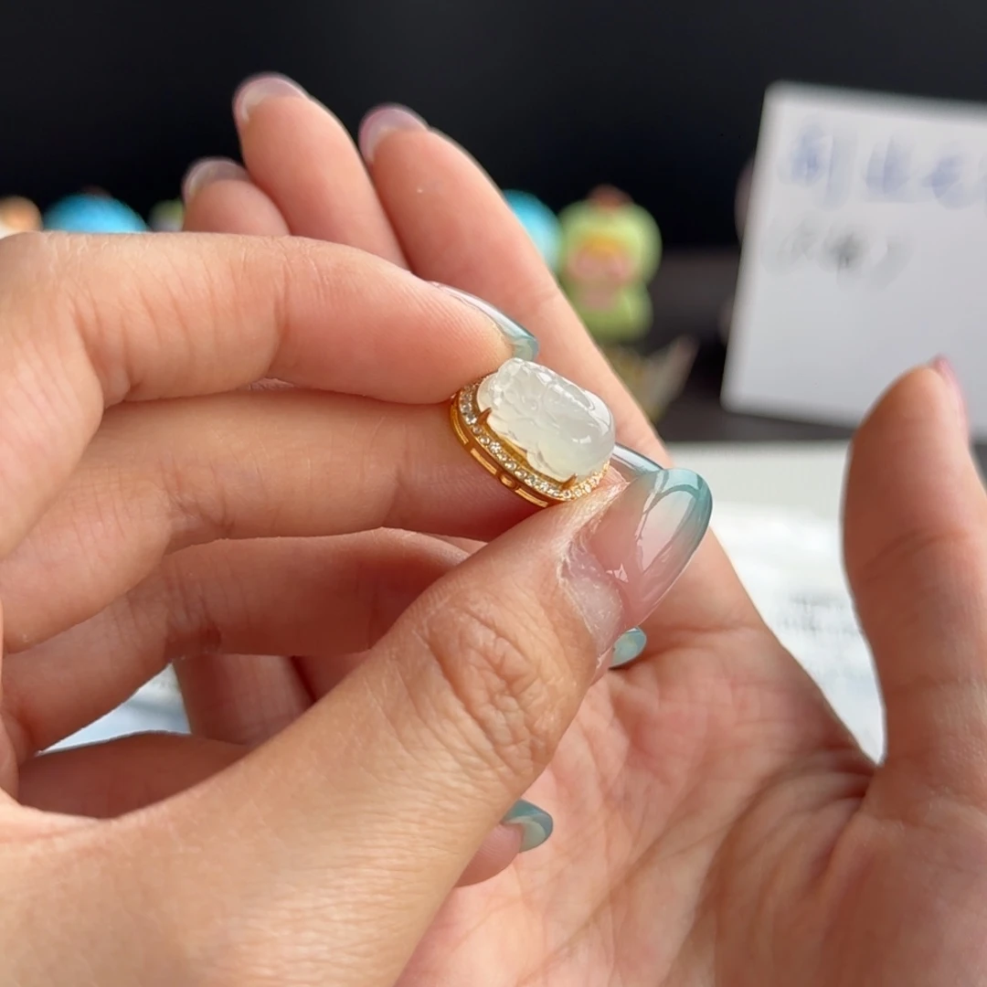 翡翠银S925镶嵌颈饰125号买断