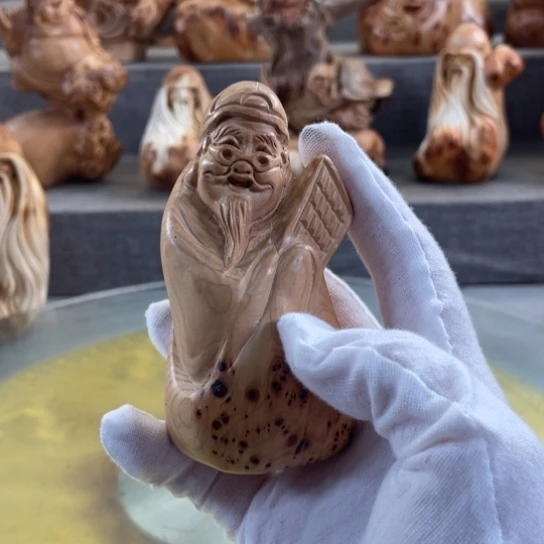 柏木（崖柏）崖柏工艺品手把件