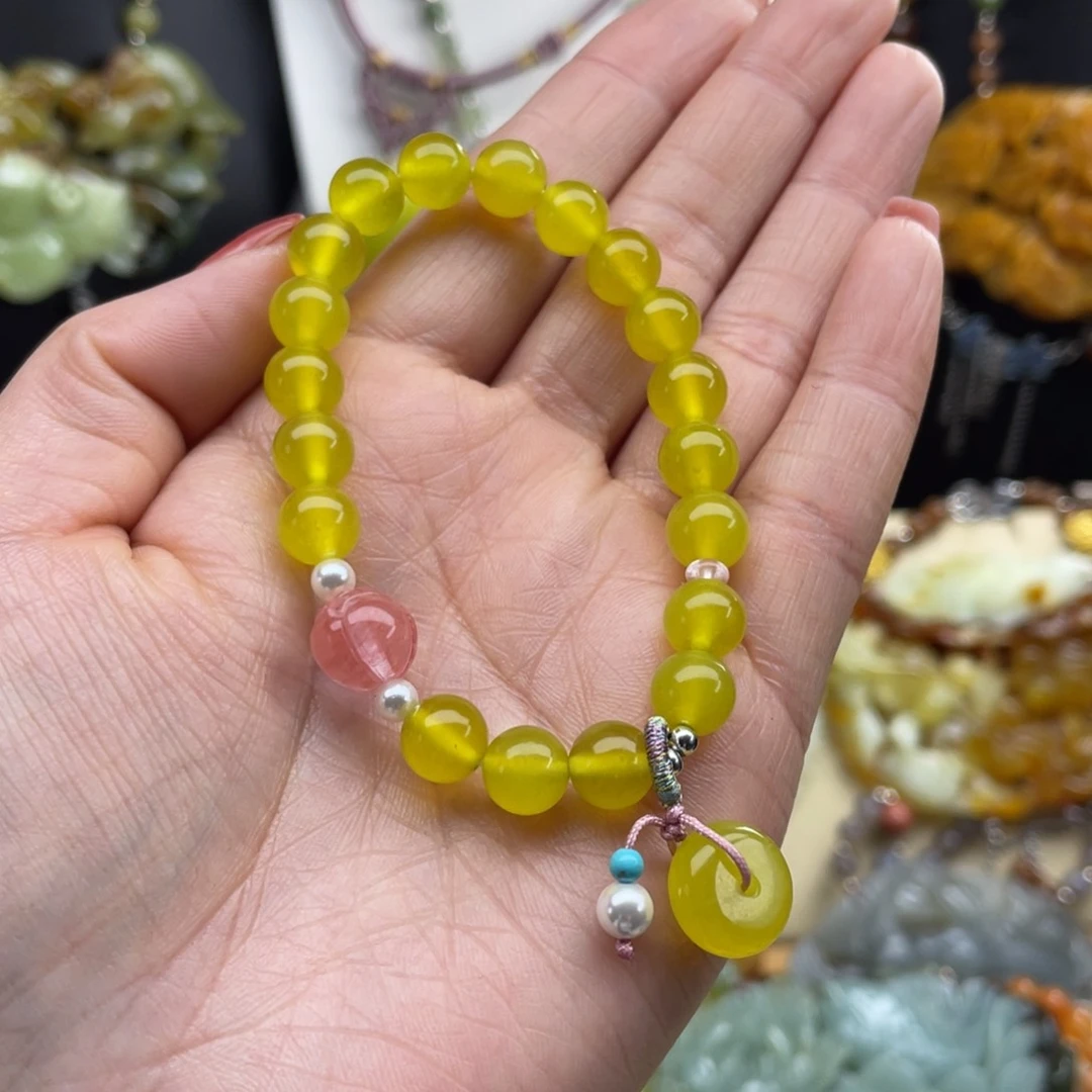 未镶嵌蛇纹石玉颈饰