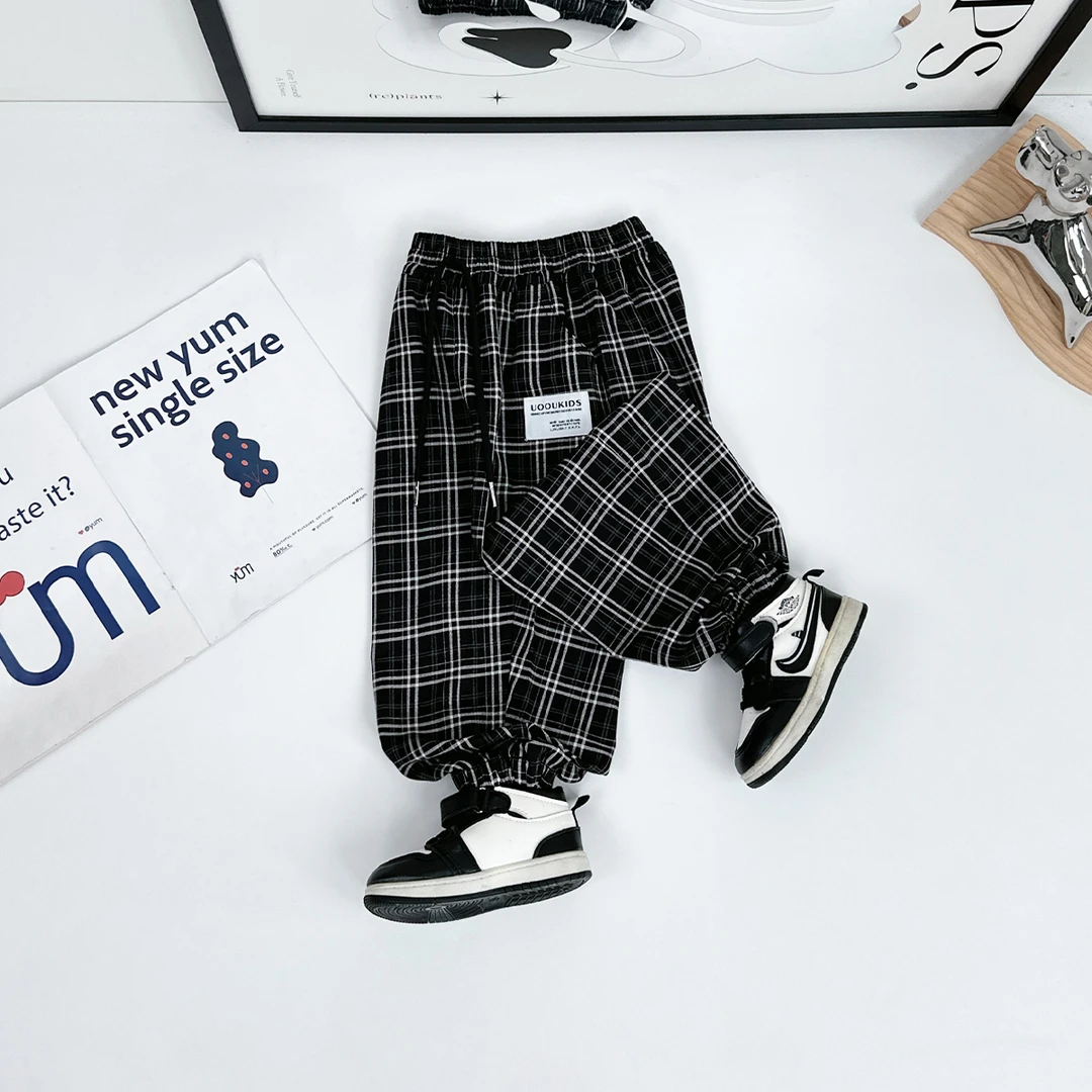 男童裤子春夏款儿童休闲裤2025新款薄款潮 BQ25175N 悠悠童话童装