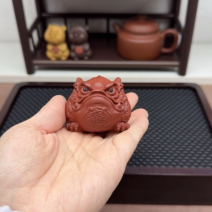 朱泥茶案金蟾茶宠