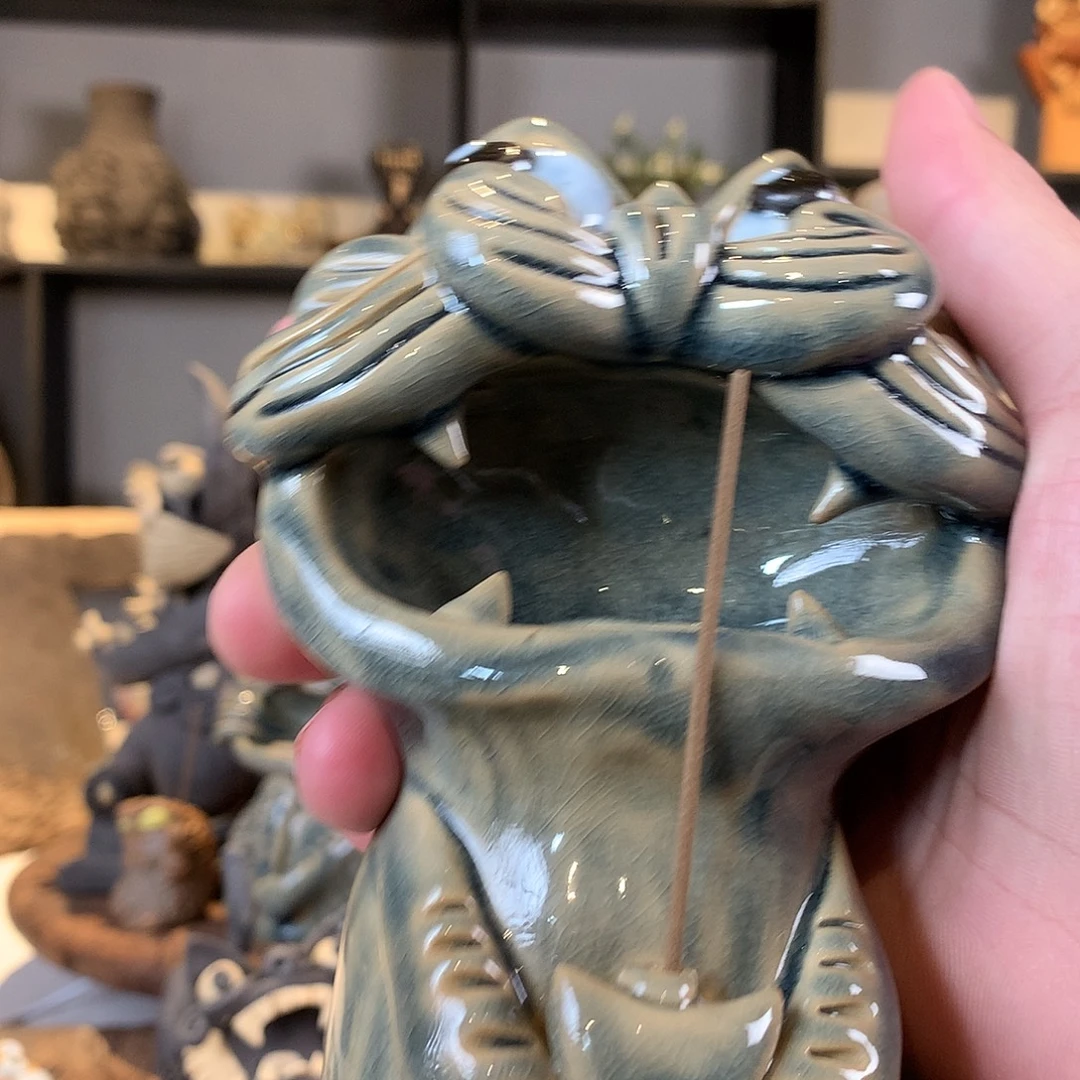 紫陶泥云南建水杋野空间瓦猫