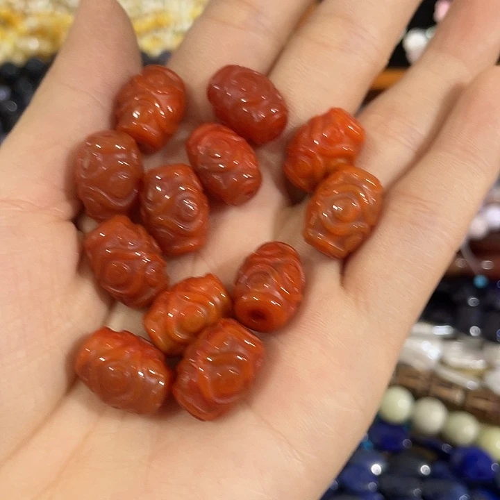 贝壳非金属一颗12x16九眼桶珠