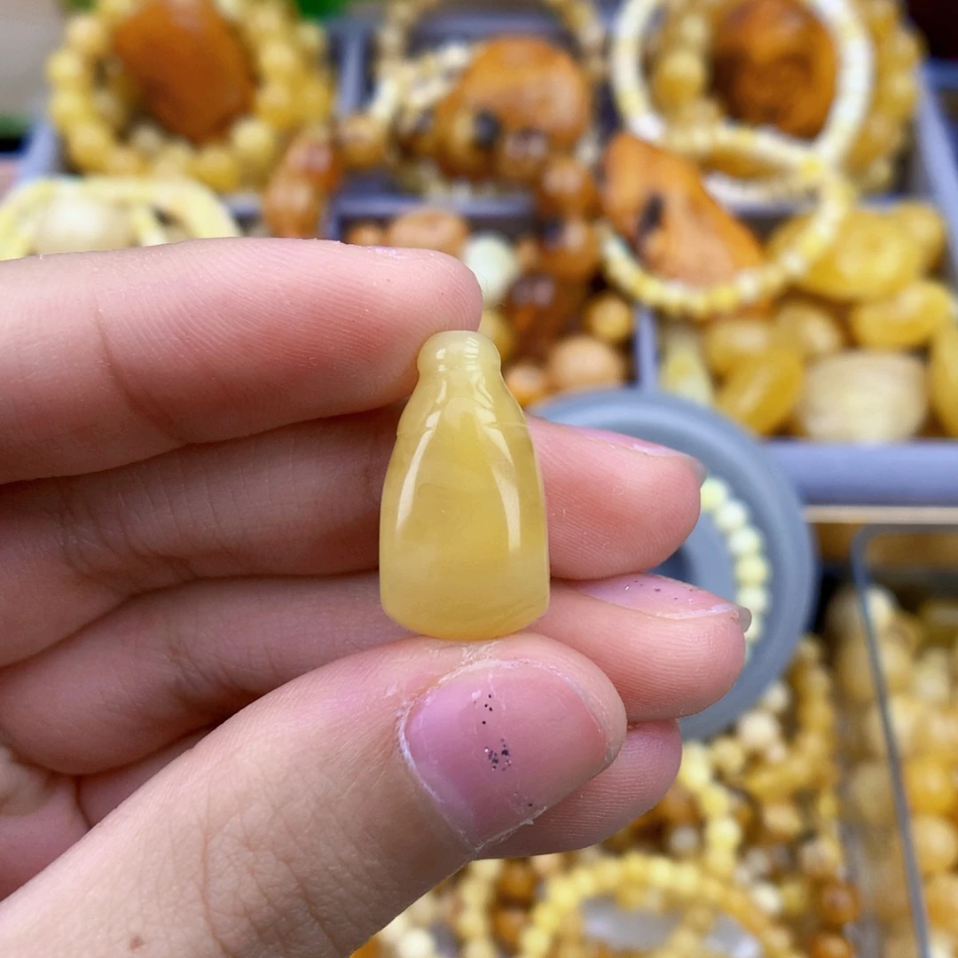 琥珀未镶嵌珠宝奇石11×20.4×9.6