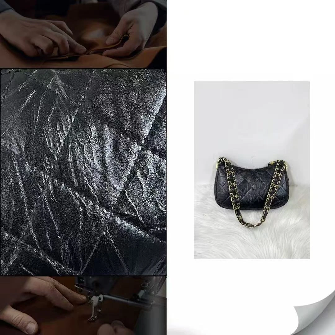 时尚潮流百搭单肩手提斜挎包时尚女包链条包腋下包通勤