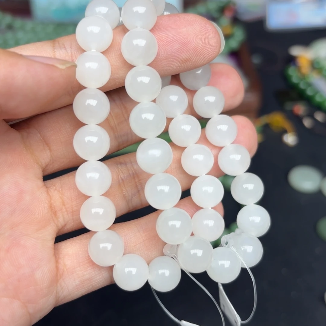 和田玉未镶嵌手链拍一发一多样性卡10