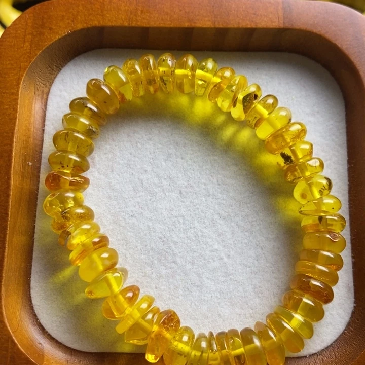 蜜蜡裸石未镶嵌尺寸9加，瑕疵串，12.4g