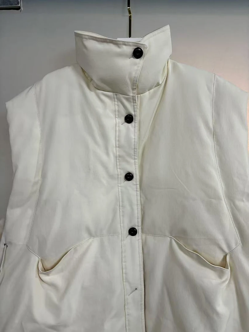 媛子大码高级感棉服马甲重工百搭潮流秋冬加厚保暖棉衣马夹83680