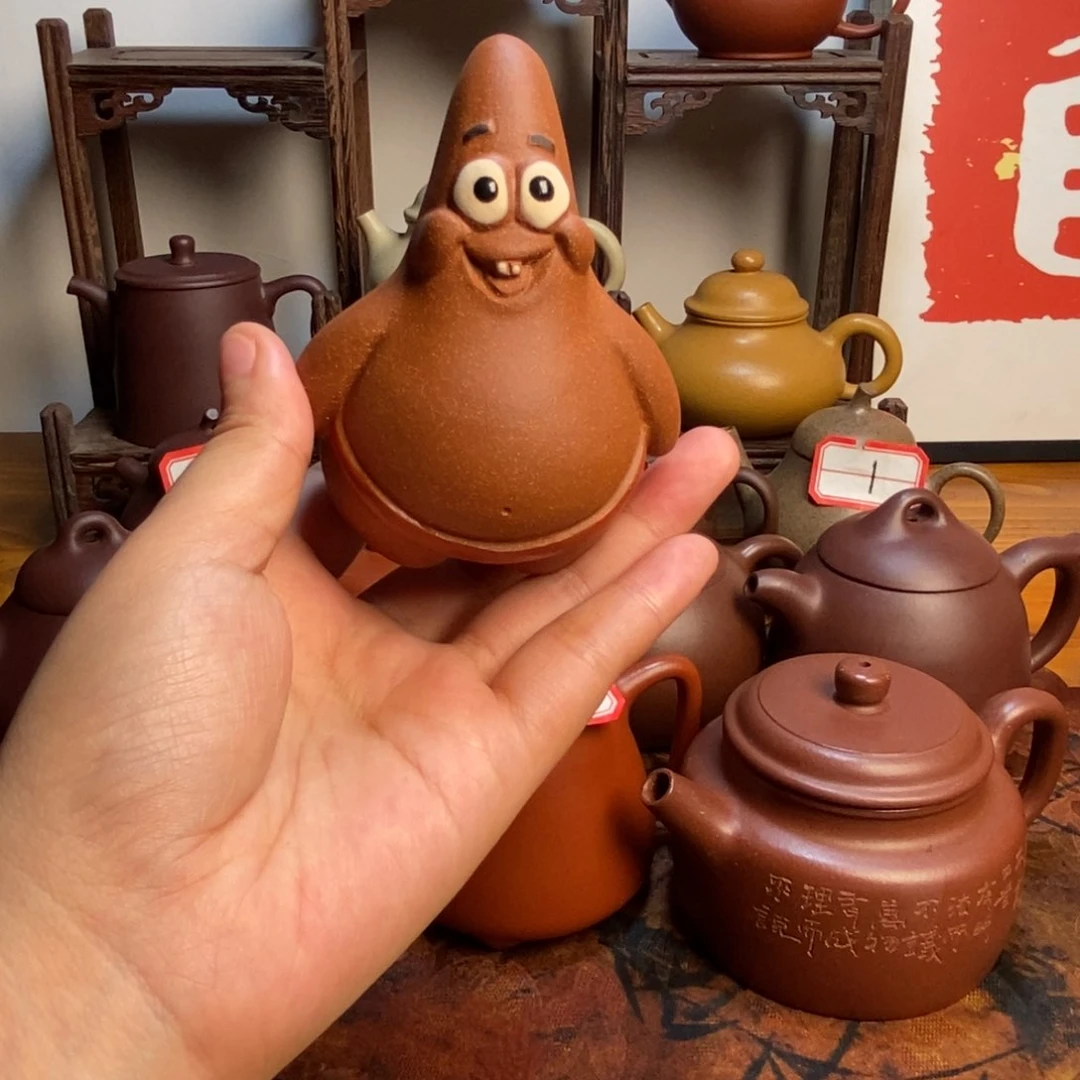 派大星 紫砂段泥 茶宠