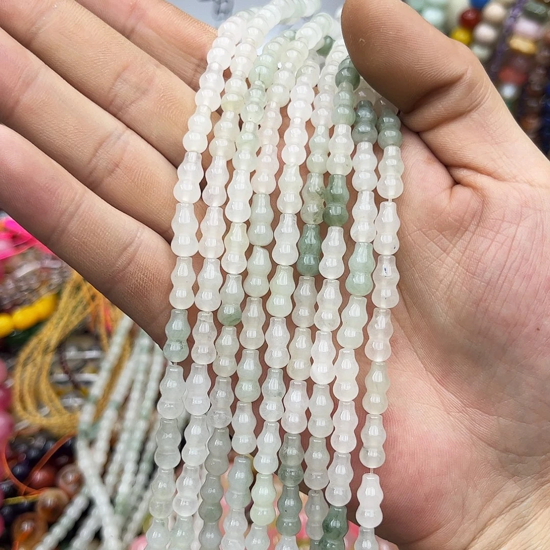 玛瑙/玉髓未镶嵌珠宝半成品天山翠小葫芦