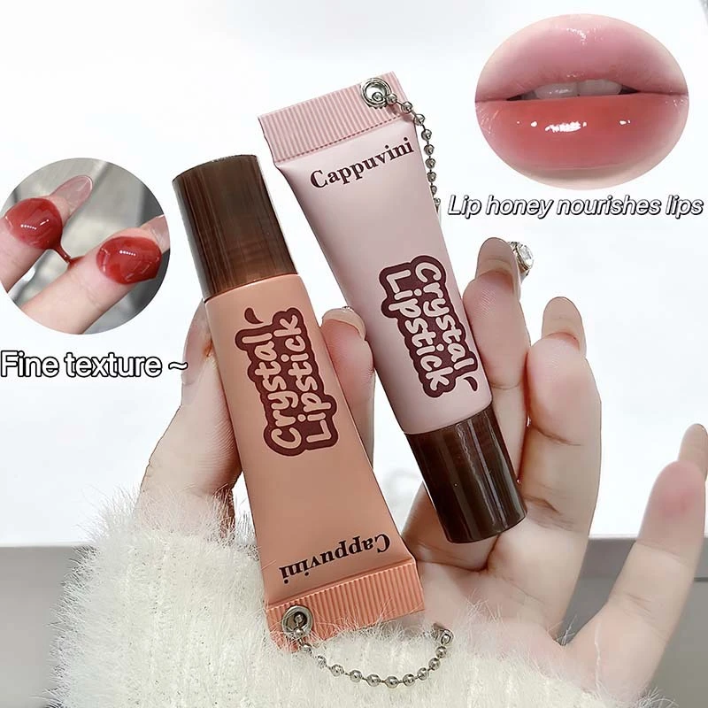 韩系少女焦糖轻盈透光唇蜜保湿滋润镜面学生玻璃唇彩妆显白唇彩