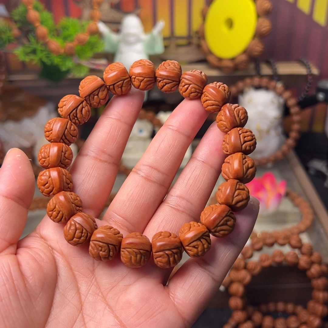 桃核吊坠荔枝手串14