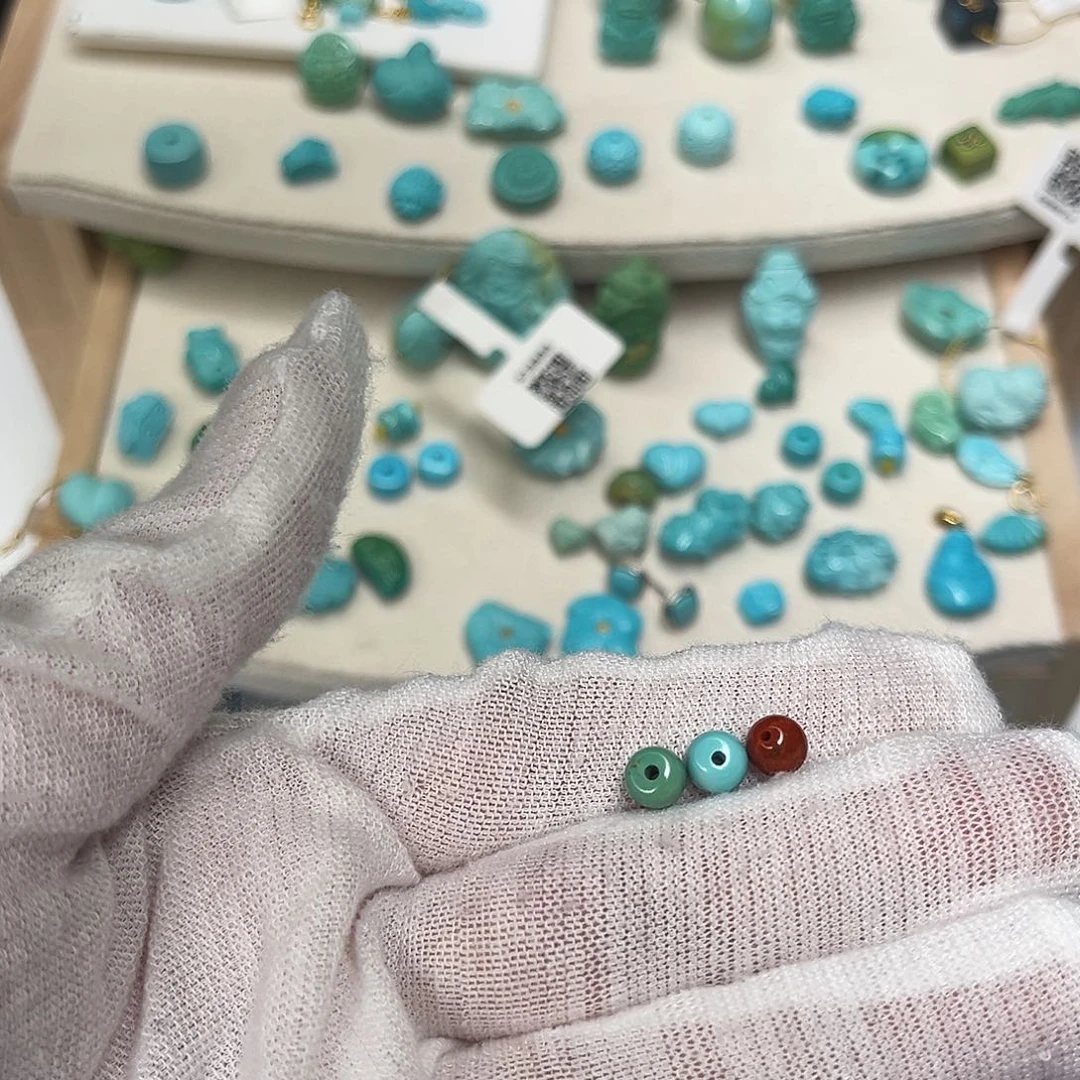 绿松石未镶嵌珠宝半成品