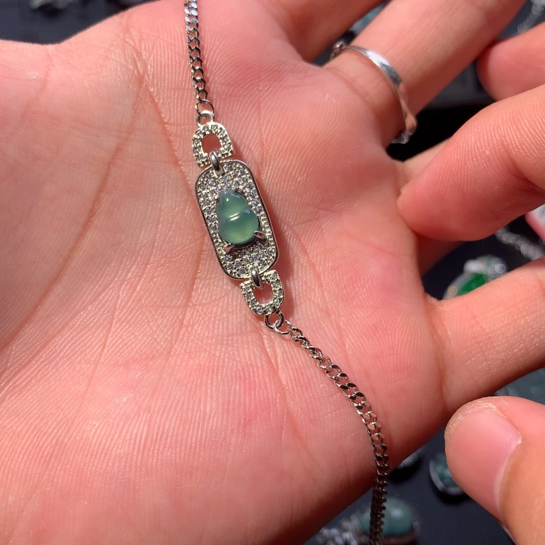 翡翠未镶嵌手链手链
