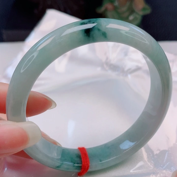 未镶嵌手镯翡翠58圈