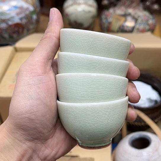 瓷片摆件工艺品瓷器摆件777