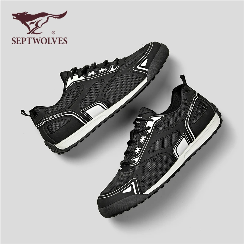 七匹狼男鞋夏季轻薄透气网面阿甘鞋男士百搭时尚板鞋运动休闲潮鞋