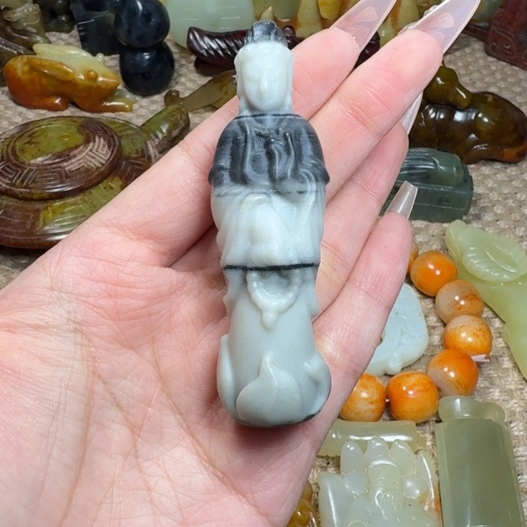 白玉菩提吊坠挂件