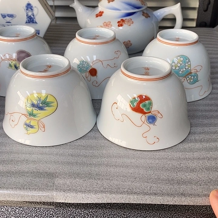 瓷片进口瓷器深川5支装