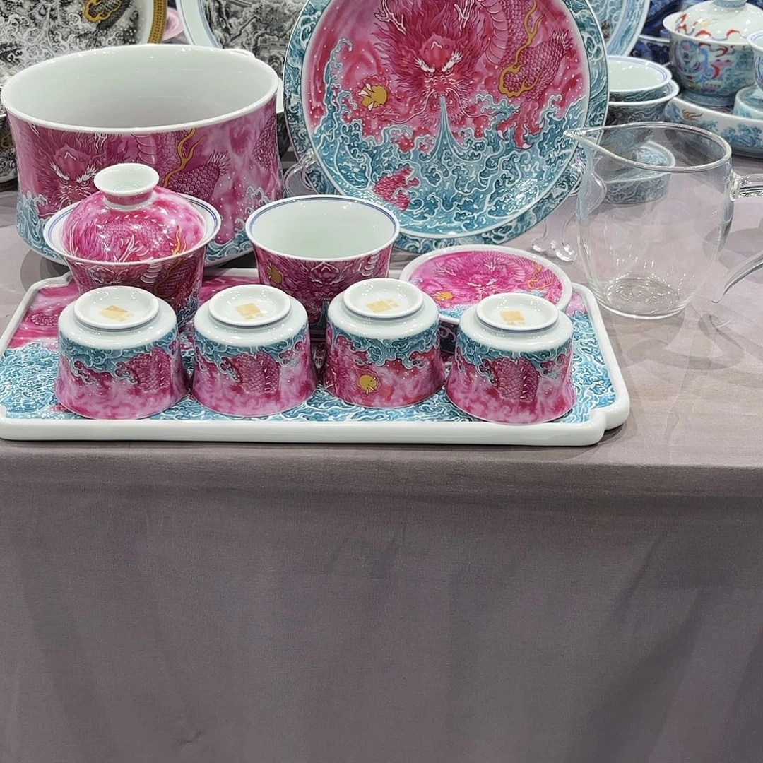 加***。瓷片景德镇瓷器精品展示