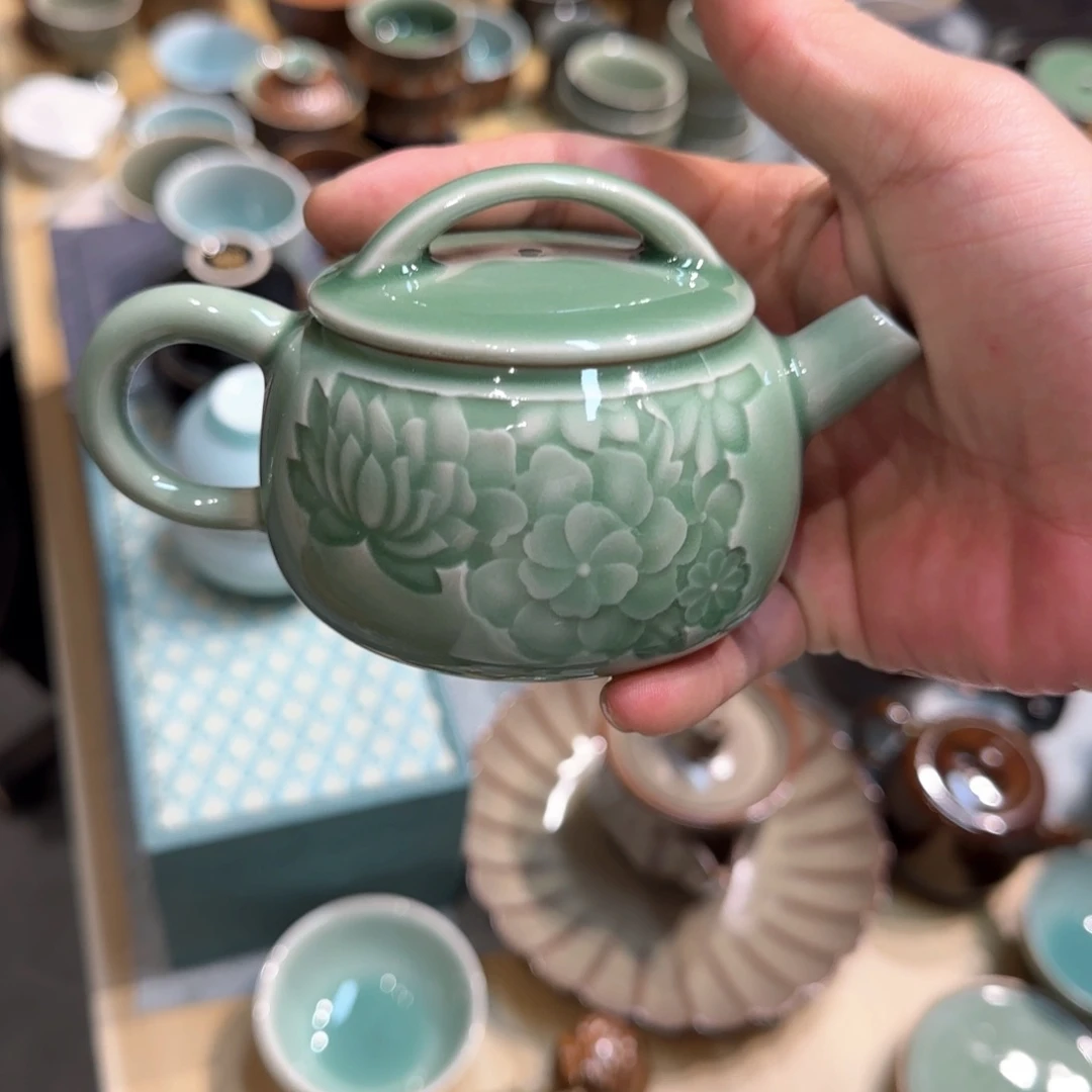 小金茶具青瓷茶器