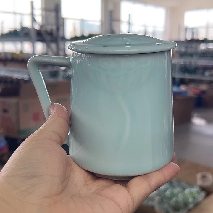 龙泉云间青瓷小米茶器