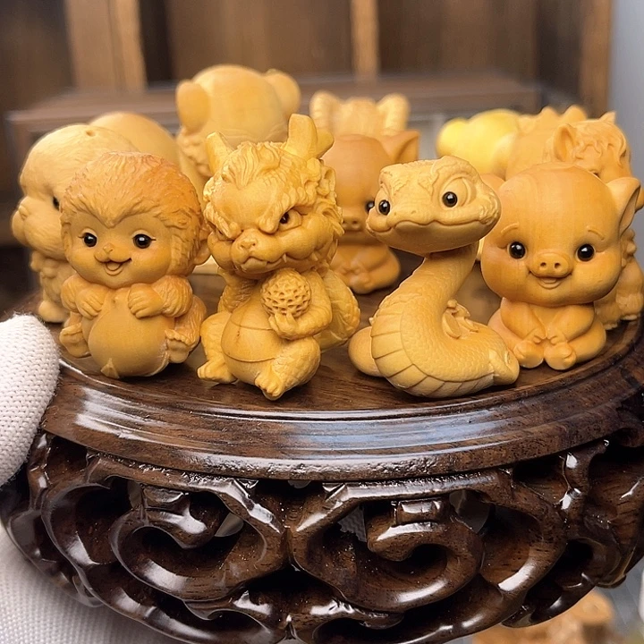 爆款十二生肖一整套十三个摆件